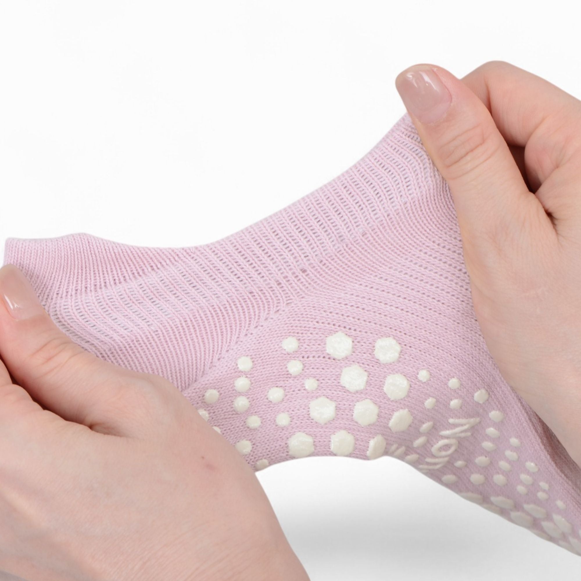 Anna-Kaci Women's Open-Toe Grip Socks for Yoga and Pilates with Non-Slip Soles and Arch Support