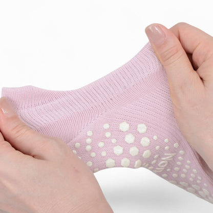 Anna-Kaci Women's Open-Toe Grip Socks for Yoga and Pilates with Non-Slip Soles and Arch Support