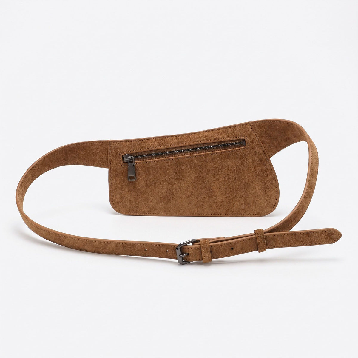 Studded Faux Suede Belt Bag Waist Pack