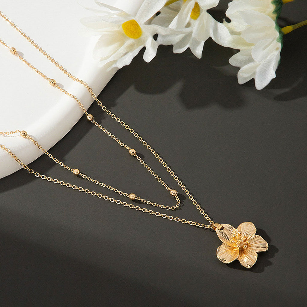 Women's Floral Pendant Necklace