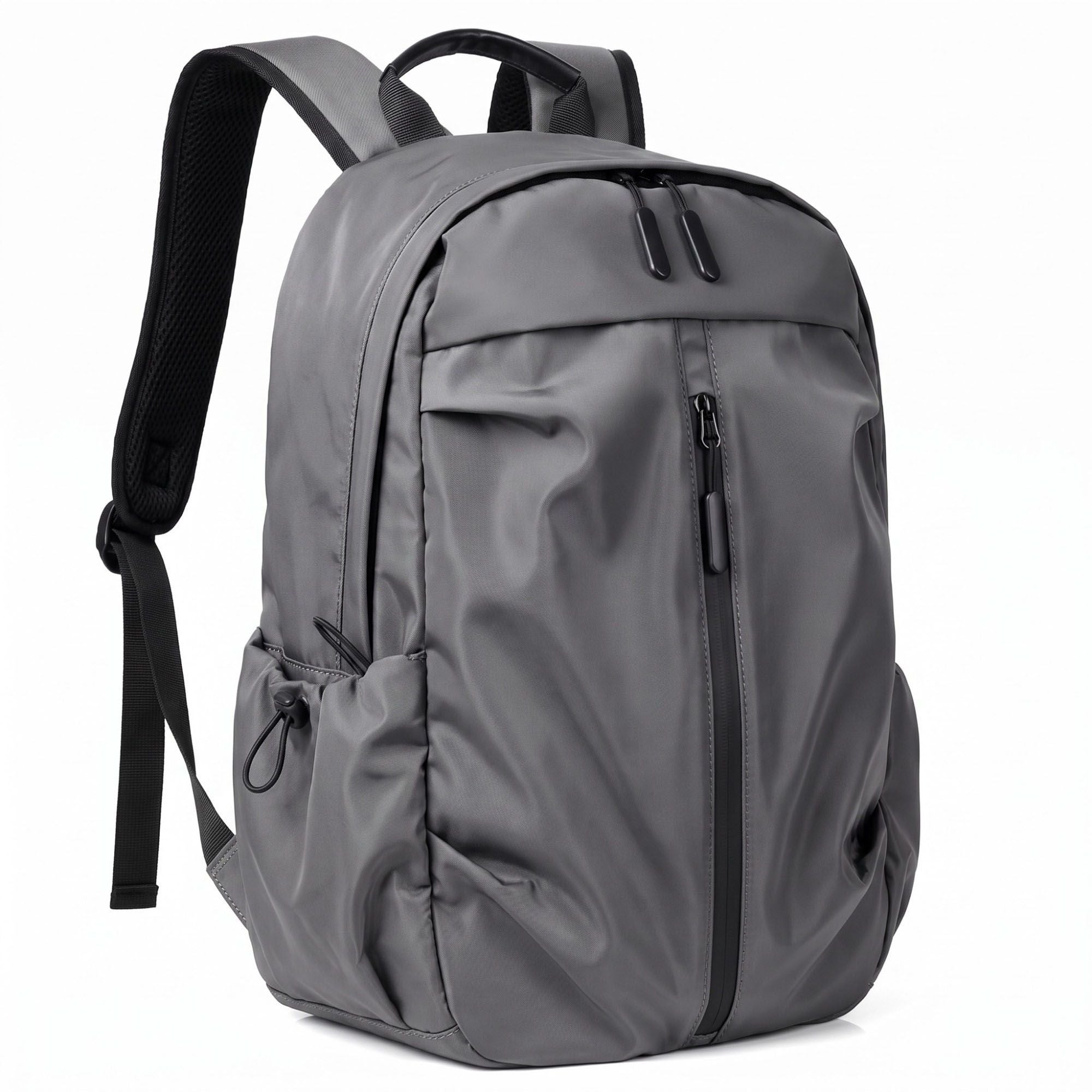 Multi-Pocket Commuter Travel Backpack with Padded Straps and Side Pockets