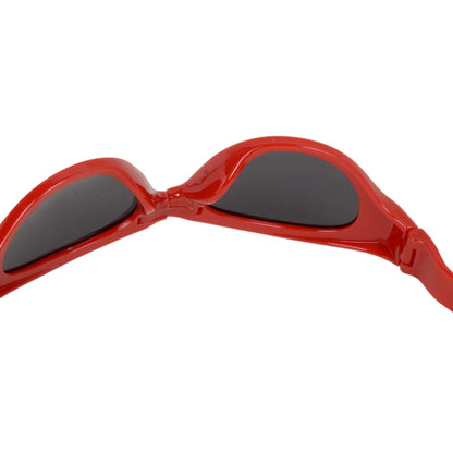 Anna-Kaci Women's Retro Y2K Futuristic Folding Sunglasses UV400 protection