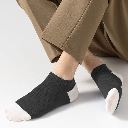 Anna-Kaci 6pk Men's Casual Cotton Low - Cut Ankle Socks