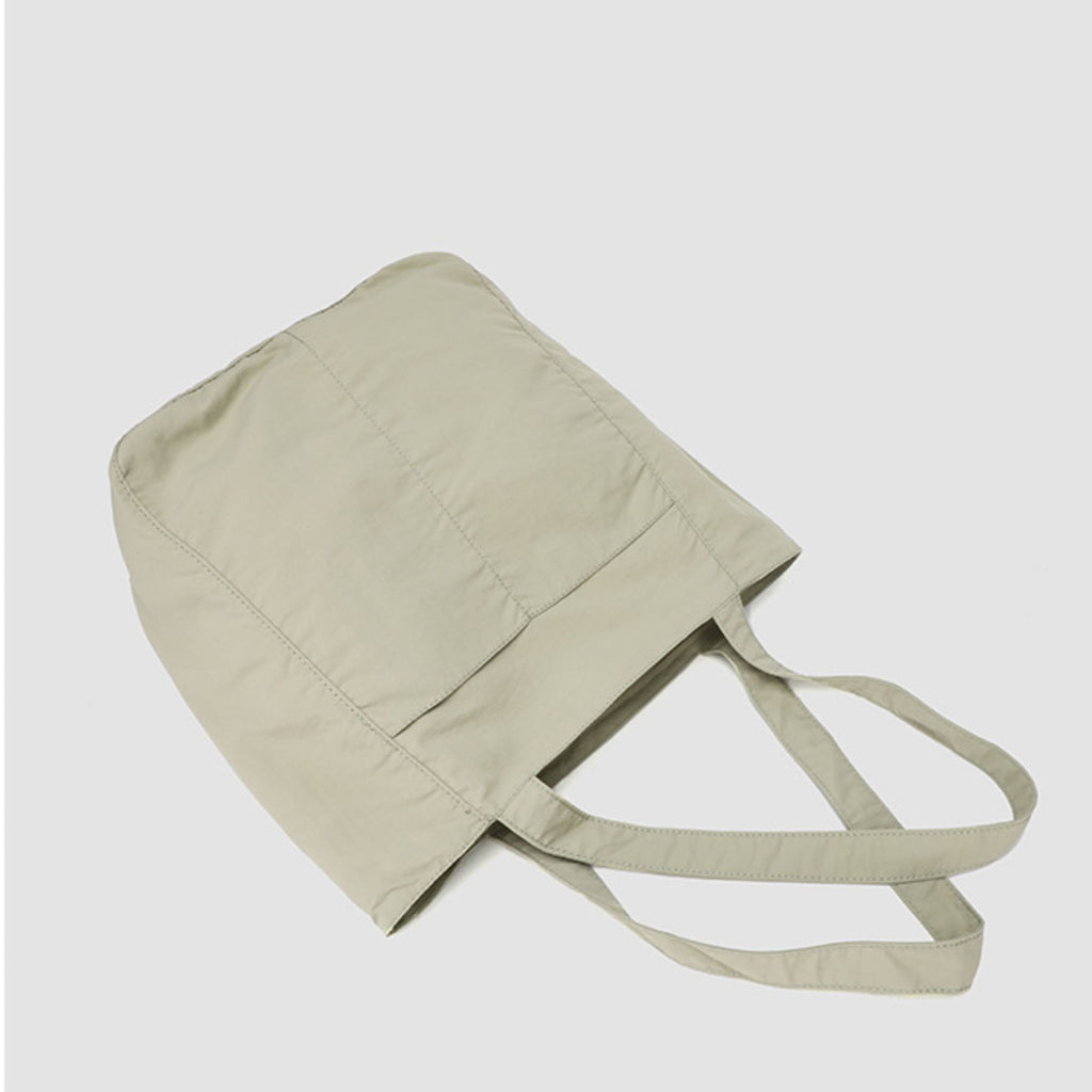 Lightweight Tote Bag with Front Pockets and Shoulder Handles