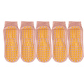 Anna-Kaci 5 Pairs Anti-Slip Grip Socks with PVC Bottom for Stability and Comfort in Multiple Color Options