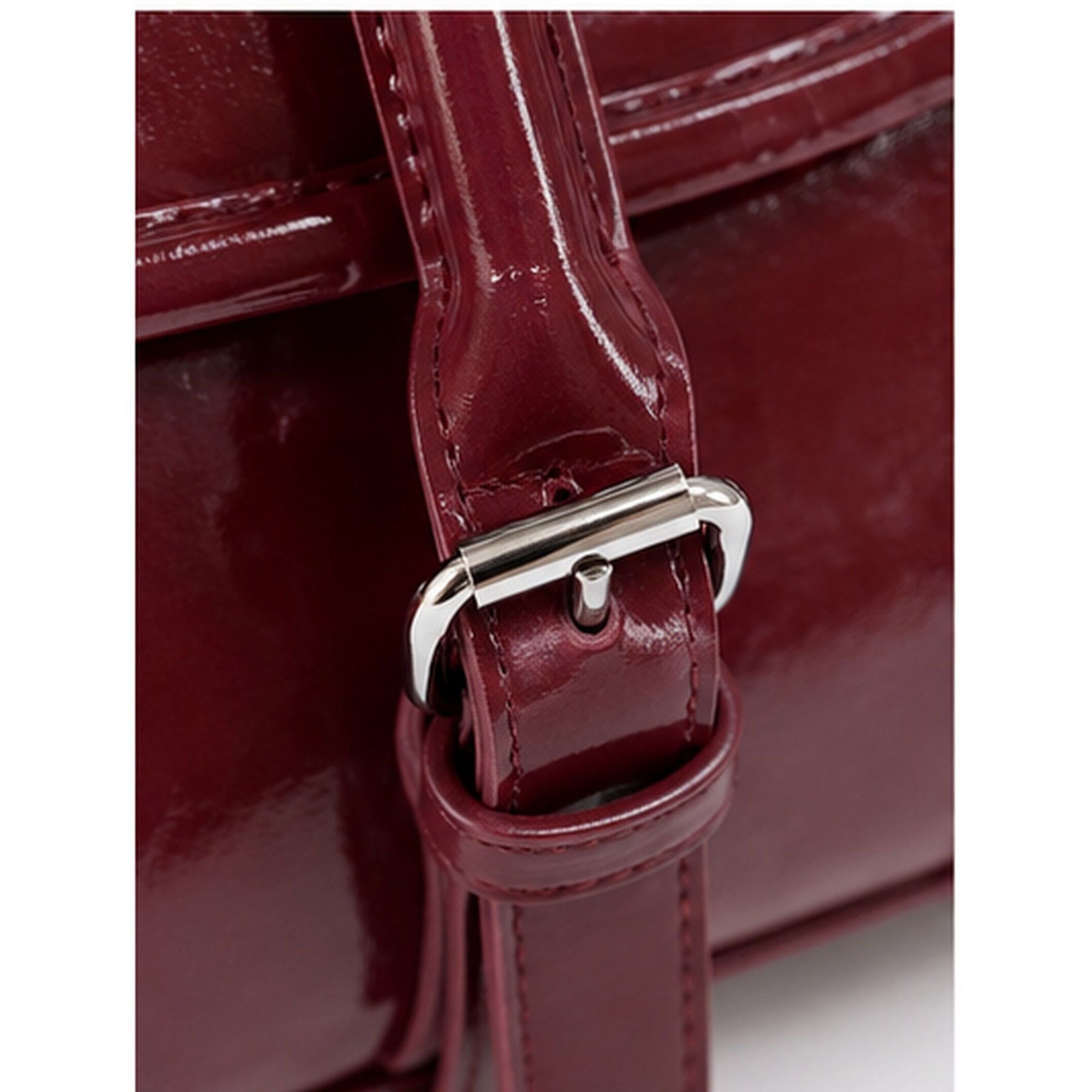 Vintage Oil-Wax Finish East-West Shoulder Bag