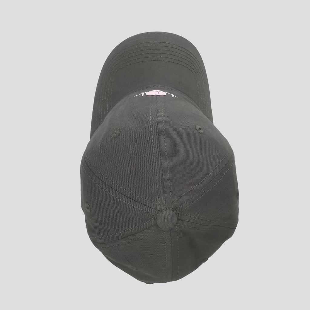 Anna-Kaci Women's Embroidered Heartbeat Baseball Cap with Adjustable Strap and Curved Brim Casual Cotton Hat