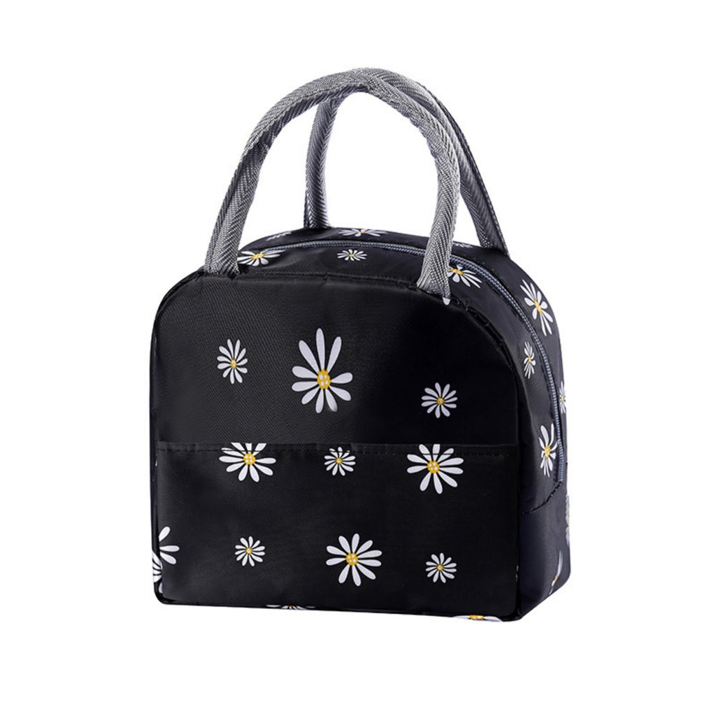 Print Insulated Lunch Bag Portable Reusable Lunch Tote with Handles