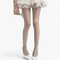 Anna-Kaci Women's Sheer Star Pattern Tights with Sparkle Detailing and Stretch Mesh Fit