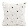 Halloween Tufted Ghost Throw Pillow Cover for Couch Bed and Chair