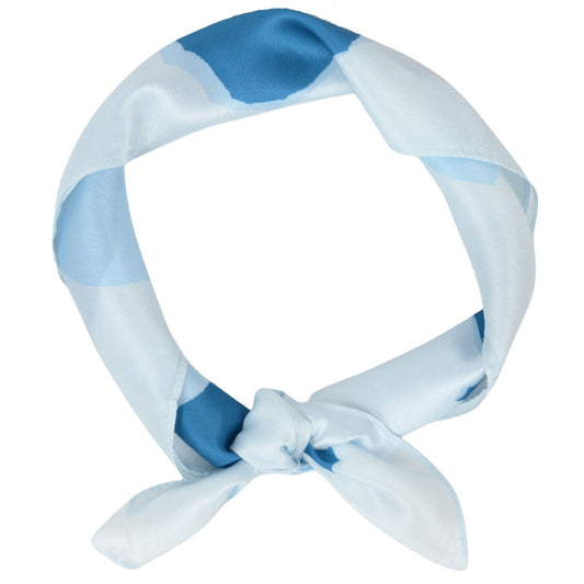 Anna-Kaci Silk Feeling Hair Scarf Small Square Satin Head Scarf Neckerchief Women 23 Inches