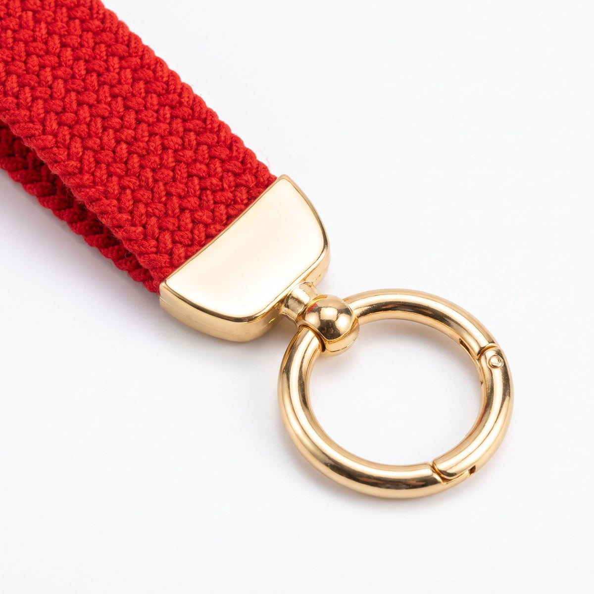 Woven Wristlet Keychain Strap with Hardware Kit