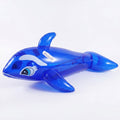 Dolphin Shaped Inflatable Pool Float Ride On Raft with Side Handles Durable PVC Water Float for Pool Beach Lake 59x31.5in