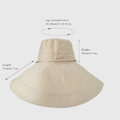 Anna-Kaci Women's Reversible Wide - Brim Sun Hat with Fruit Pattern Lining