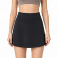 High Rise Athletic Skort with Side Pocket and Built-In Shorts