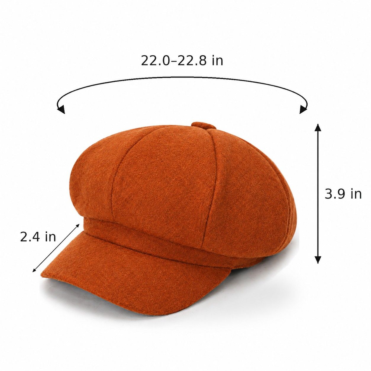 Classic Newsboy Cap Soft Textured Baker Boy Hat for Everyday Wear