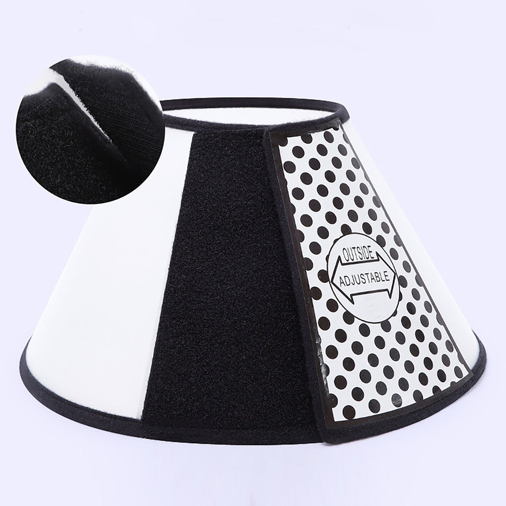 Pet Recovery Cone Collar Adjustable Elizabethan Collar for Dogs and Cats Anti-Lick Guard