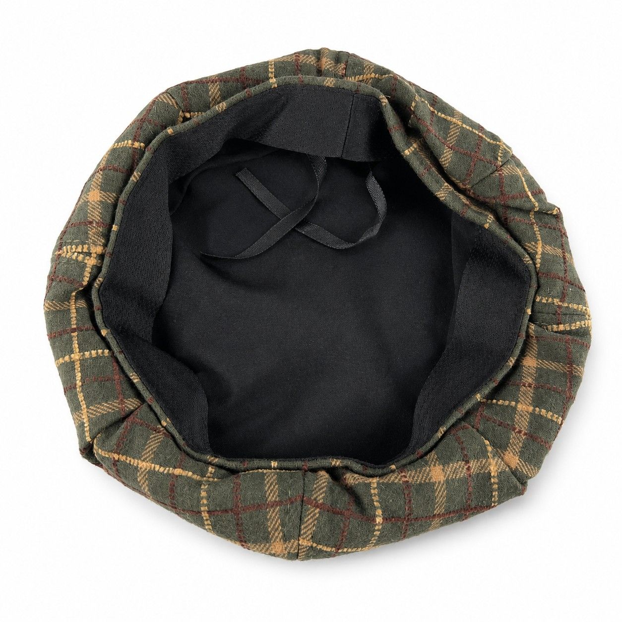 Plaid Beret Hat Vintage Painter Cap Soft Structured Fall Winter Style