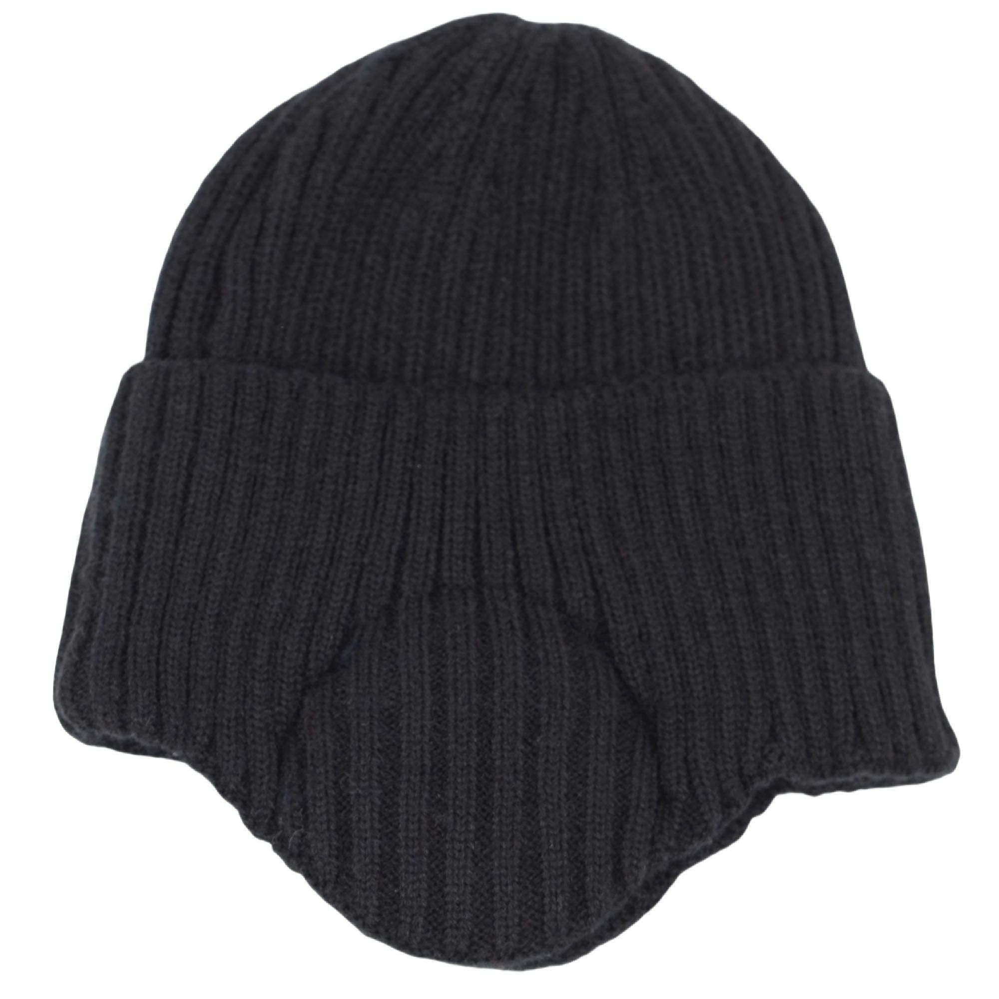 Alilang Warm Winter Knitted Beanie Hat with Earflap Daily Headwear Ski Mask for Men Women