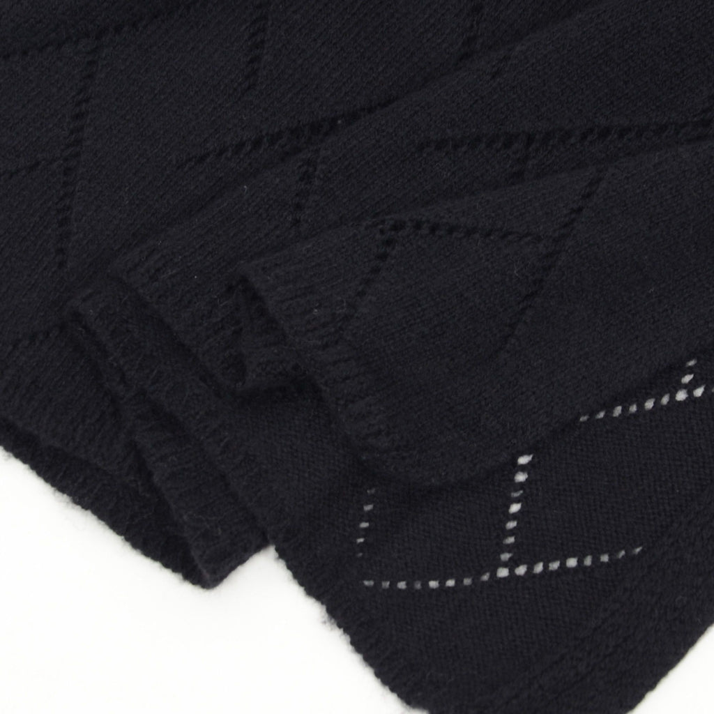 Anna-Kaci Women's Soft Knit Scarf with Delicate Cutout Detailing 67x17.7 inches