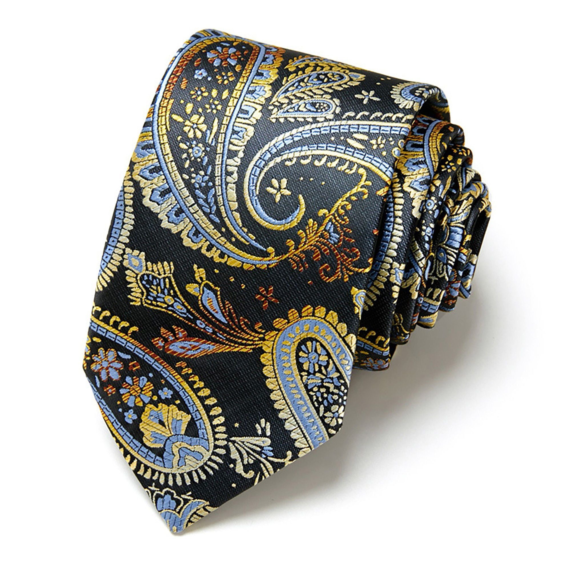 Alilang Men's Paisley Tie Woven Pattern Necktie Classic Formal Business Accessory