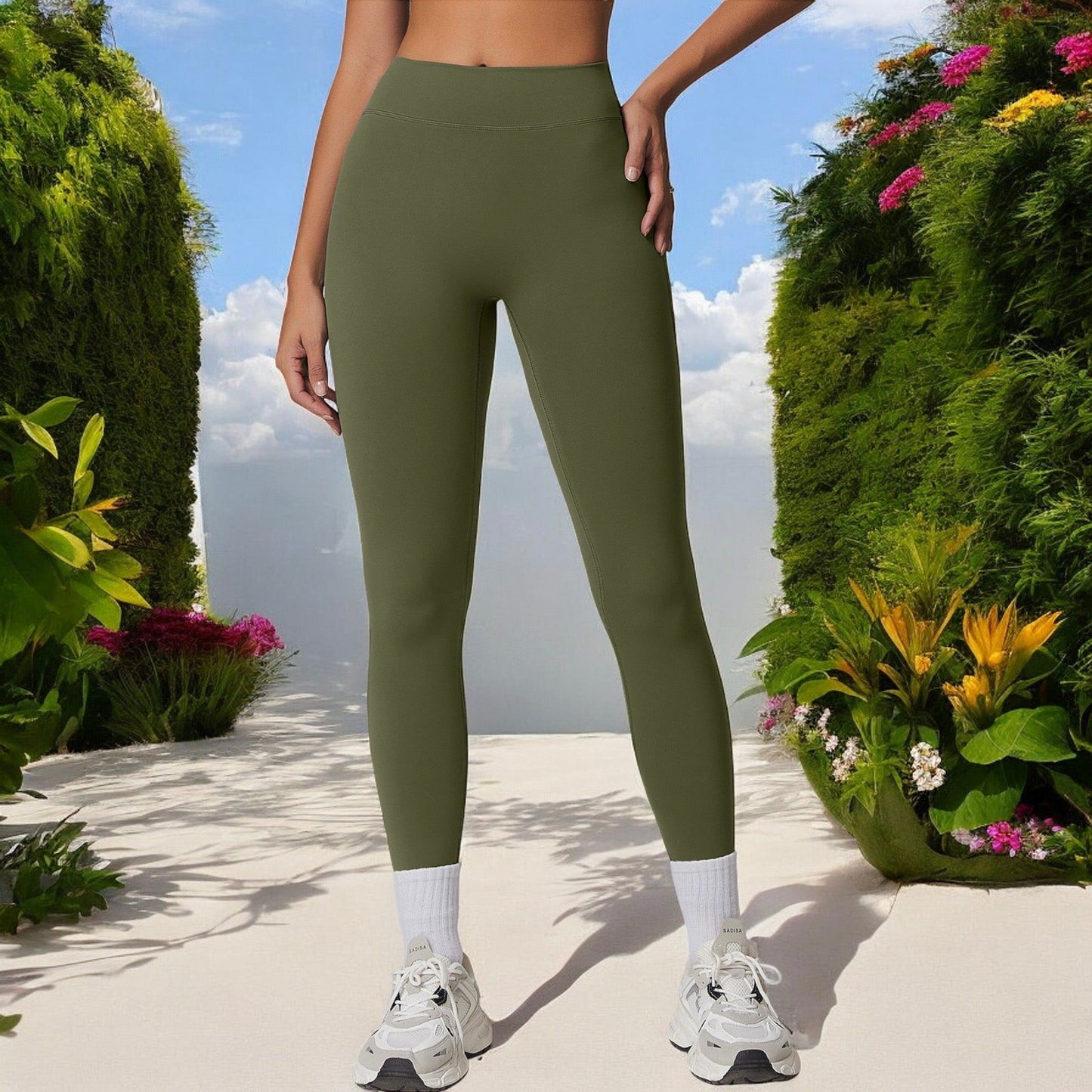 High Waist Full-Length Leggings for Yoga and Everyday Comfort