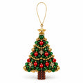 DIY Christmas Tree Beaded Ornament Decor