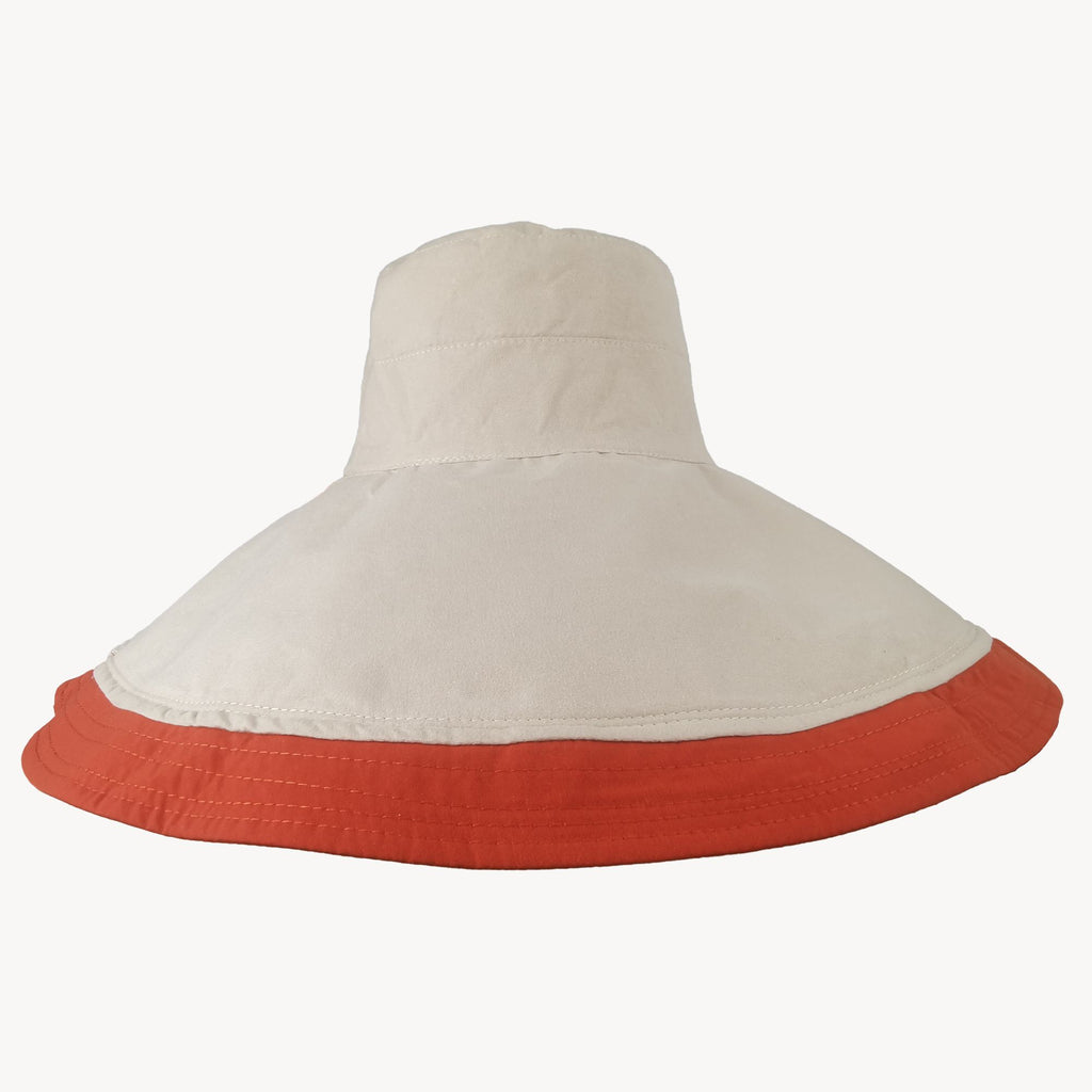 Anna-Kaci Women's Reversible Wide - Brim Sun Hat with Adjustable Chin Strap