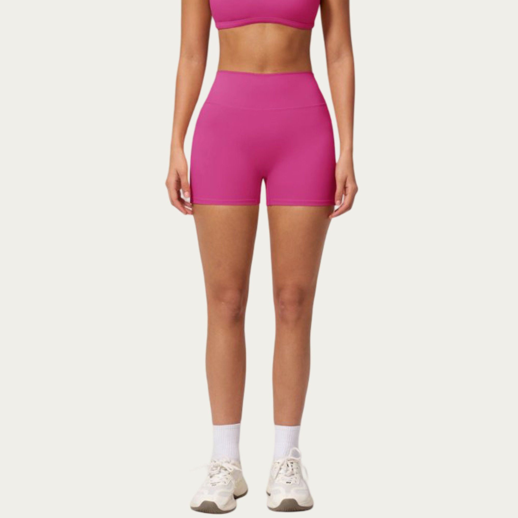 Anna-Kaci Active Women's High Waist Mini Biker Shorts with Smooth Stretch Fabric and Supportive Fit