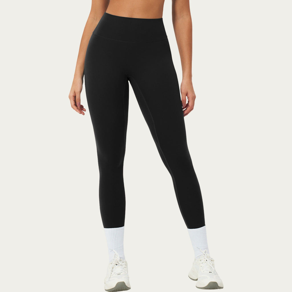 Anna-Kaci Active Women's High Waist Leggings with Smooth Stretch Fabric and Curved Seam Detail