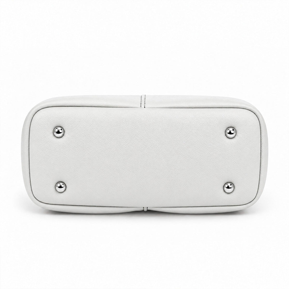 Small Shoulder Bag with Zip Closure Long Strap and Curved Top