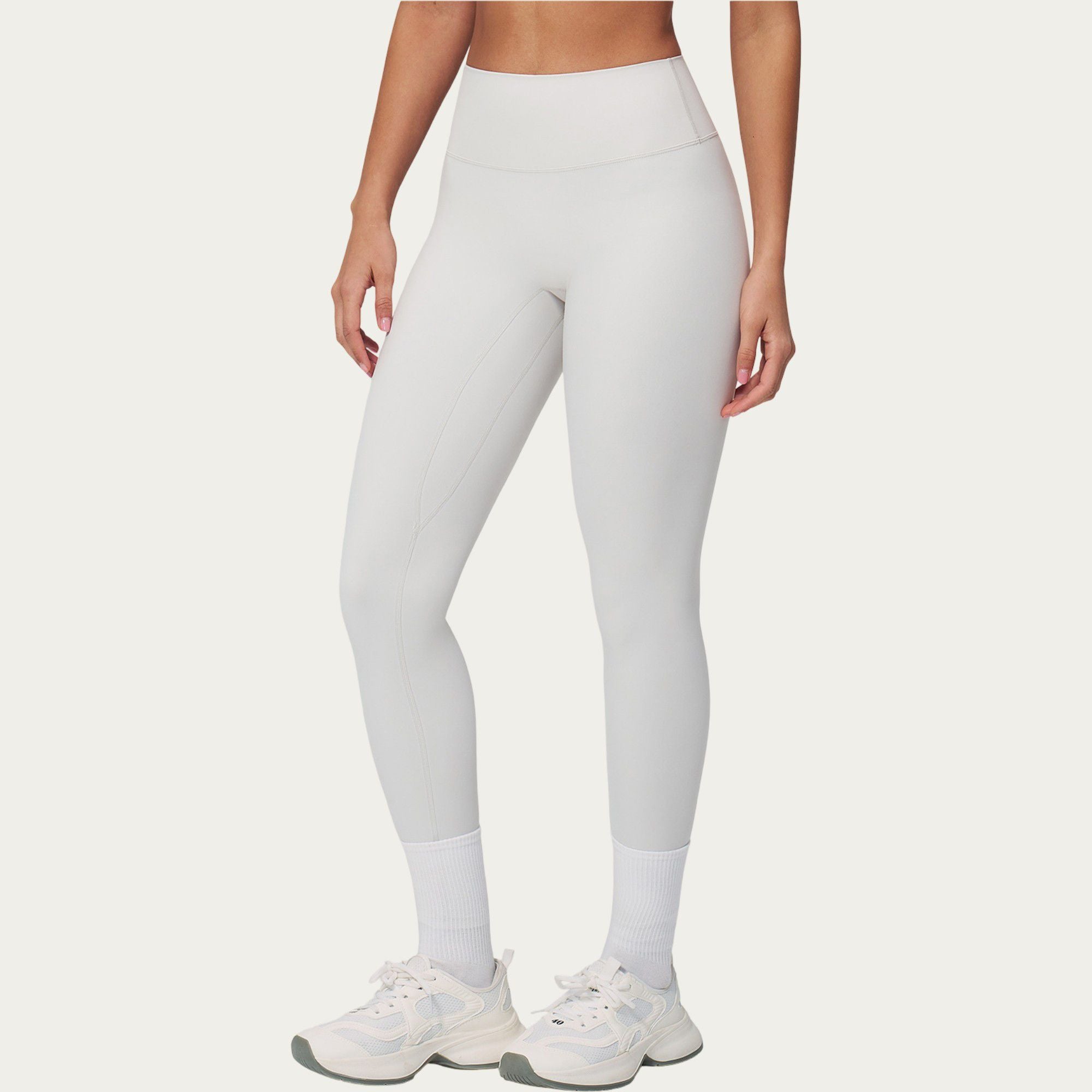 Anna-Kaci Active Women's High Waist Leggings with Smooth Stretch Fabric and Curved Seam Detail