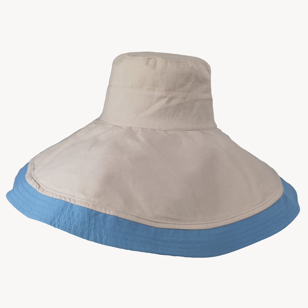 Anna-Kaci Women's Reversible Wide - Brim Sun Hat with Adjustable Chin Strap