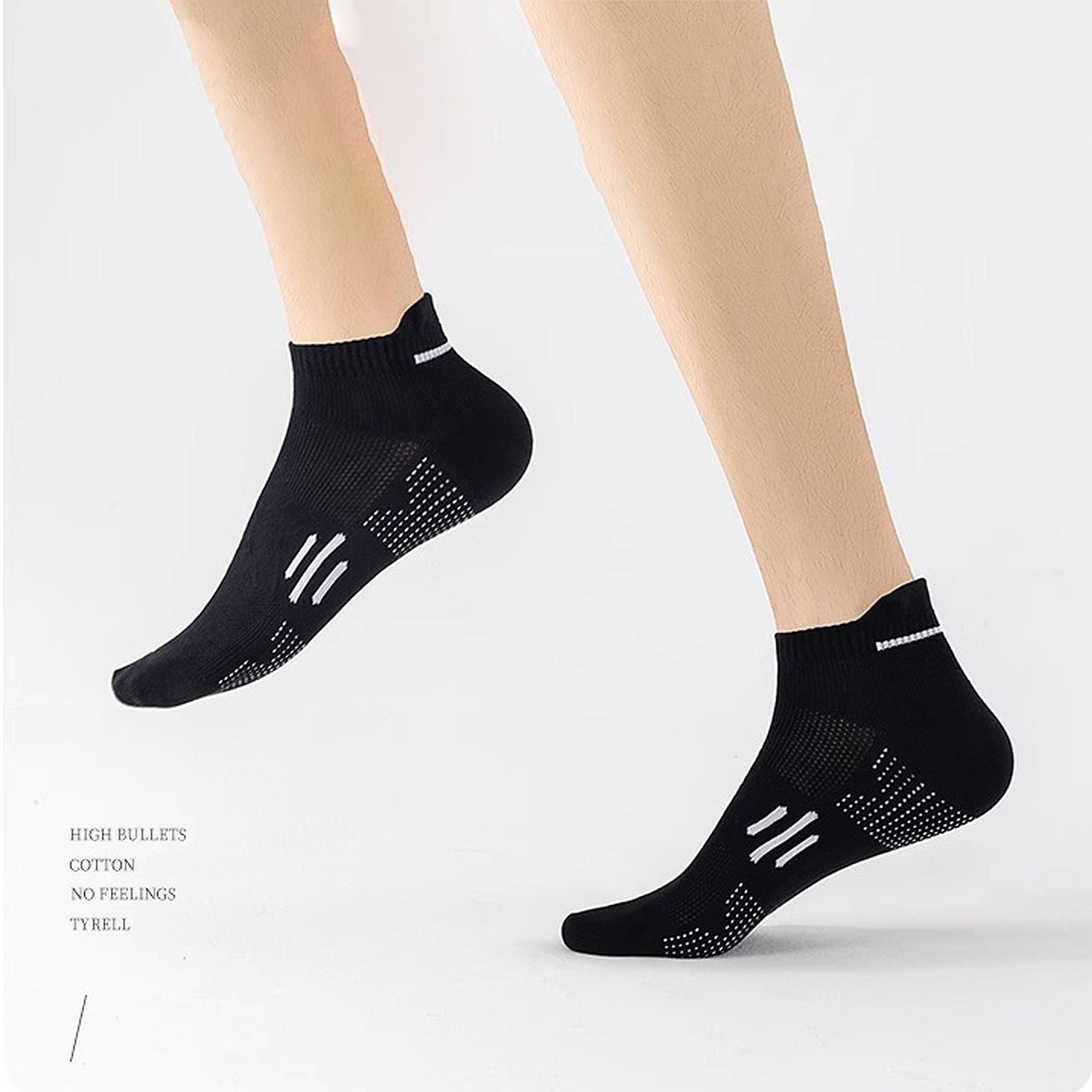 Anna-Kaci Men's 6pk Comfort Ankle - Length Athletic Socks