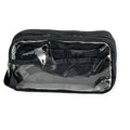 Large Capacity Clear Pencil Case Double Compartment Zipper Pouch with Handle