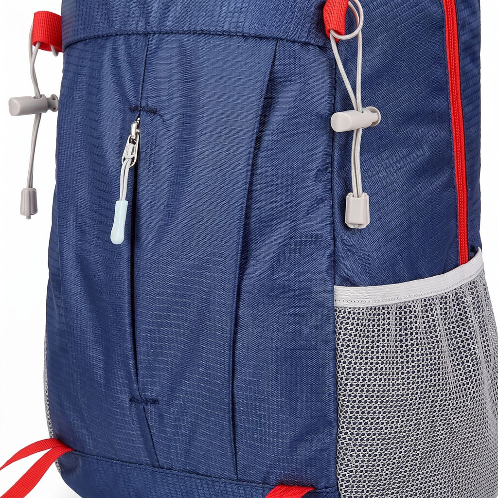 Lightweight Travel Backpack with Mesh Side Pockets Adjustable Straps Multi Pocket Design