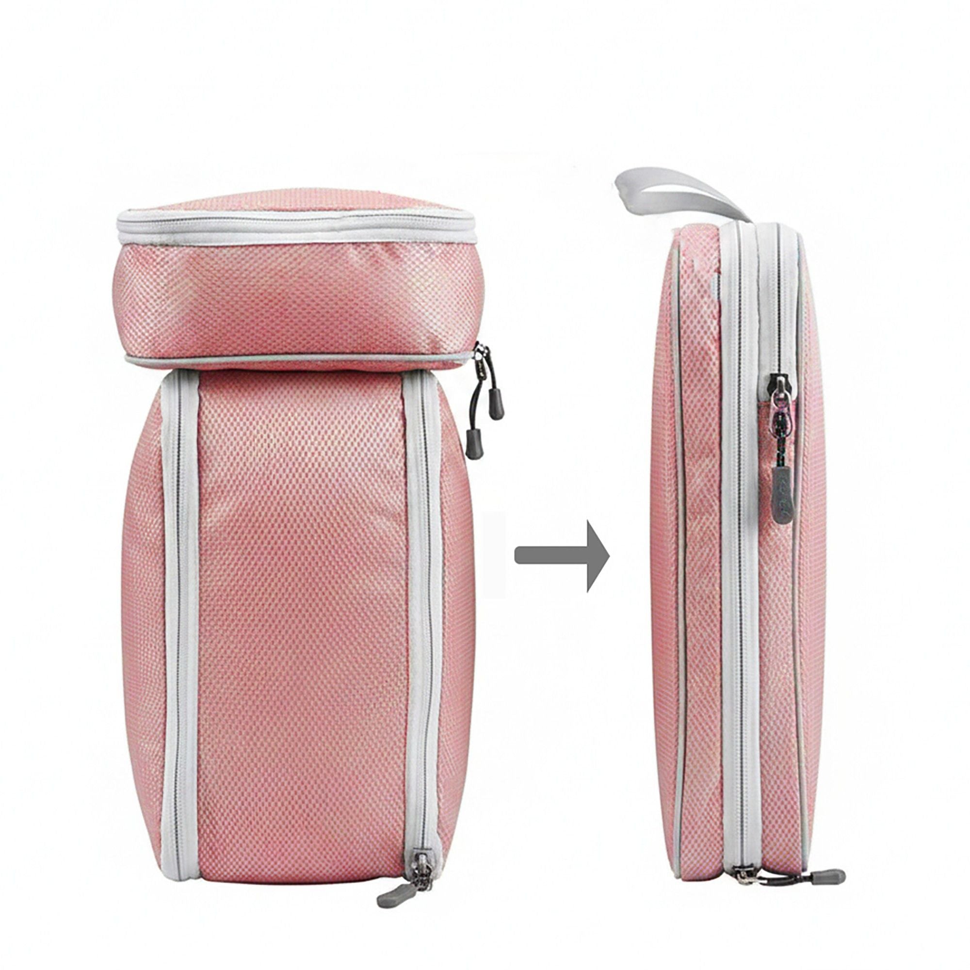 Lightweight Travel Packing Cubes Set with Zipper Closure Storage Bags Luggage Organizer Multi Size Set