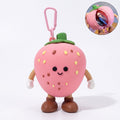 2-Piece Womens Pouch Bag Charm with Hanging Clip and Zipper Closure