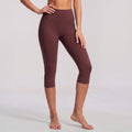 High Waist Capri Leggings Stretch Workout Yoga Pants