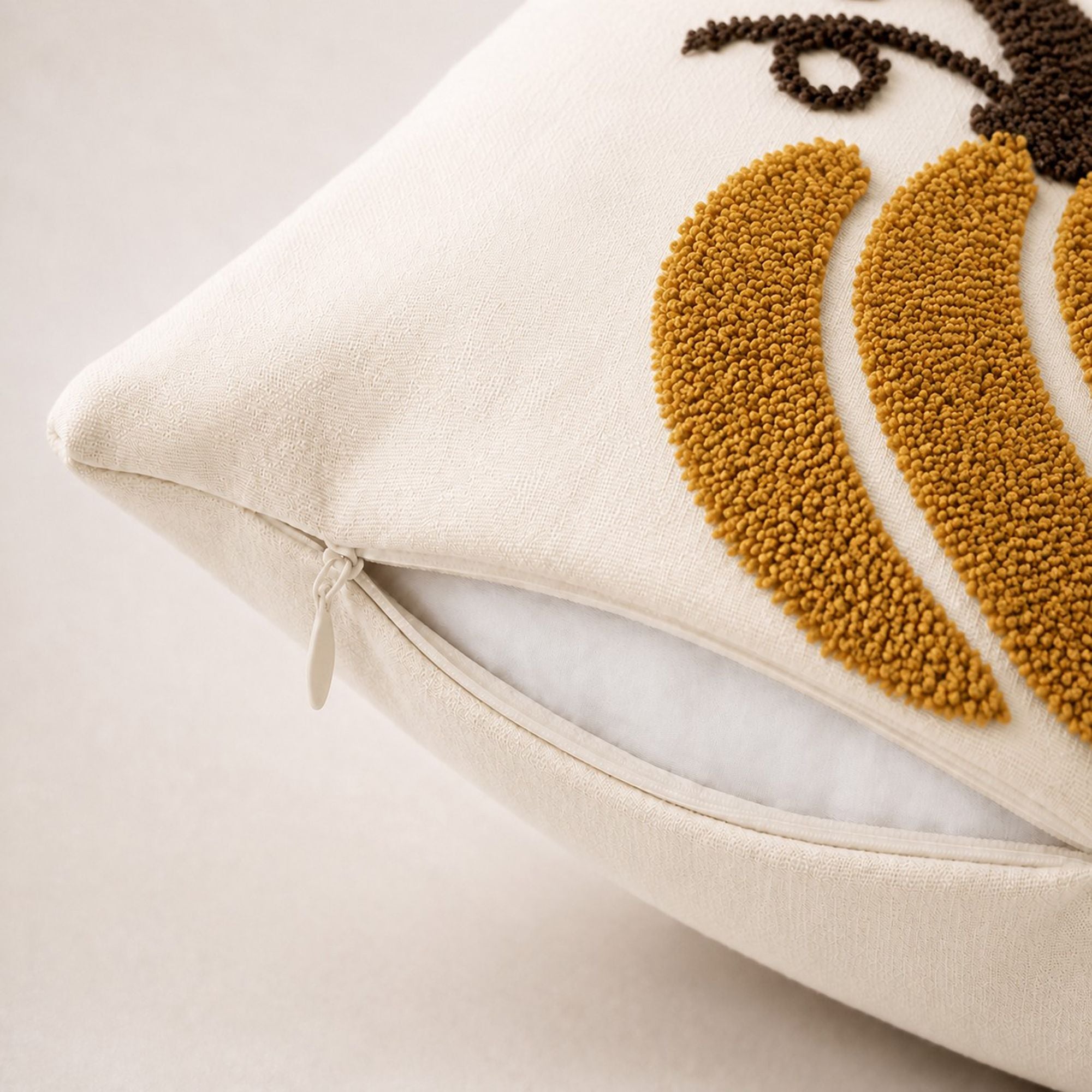 Tufted Pumpkin Throw Pillow Cover for Fall and Thanksgiving Decor