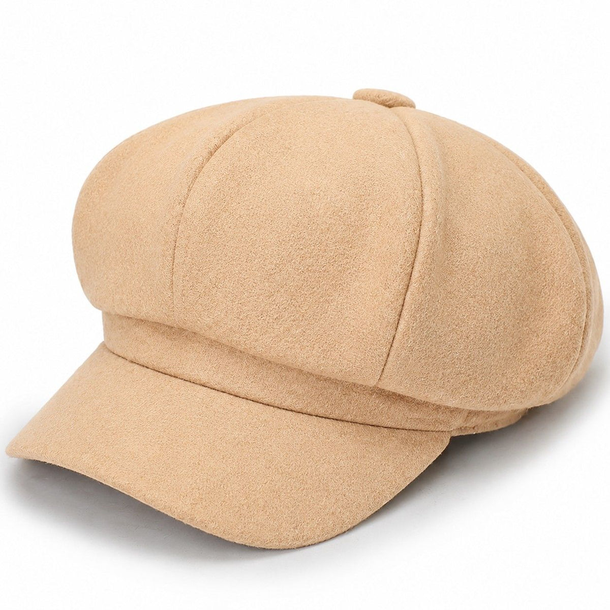 Gorra de estilo "Newsboy" clásica, sombrero "Baker Boy" de textura suave para uso diario