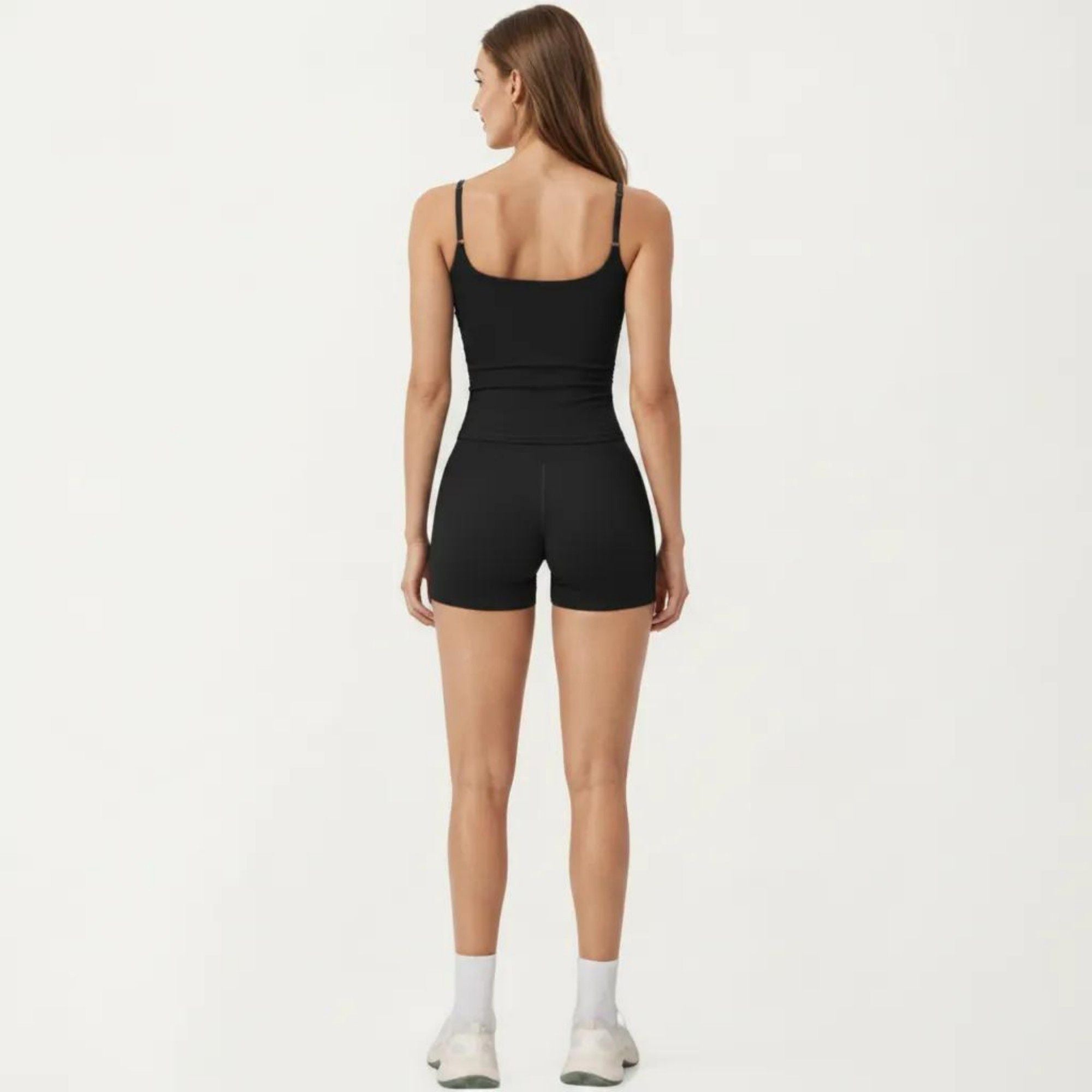Anna-Kaci Active Women's Spaghetti Strap Active Cami Top with Scoop Neck and Smooth Stretch Fit