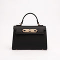 Mini Top Handle Satchel with Turn Lock