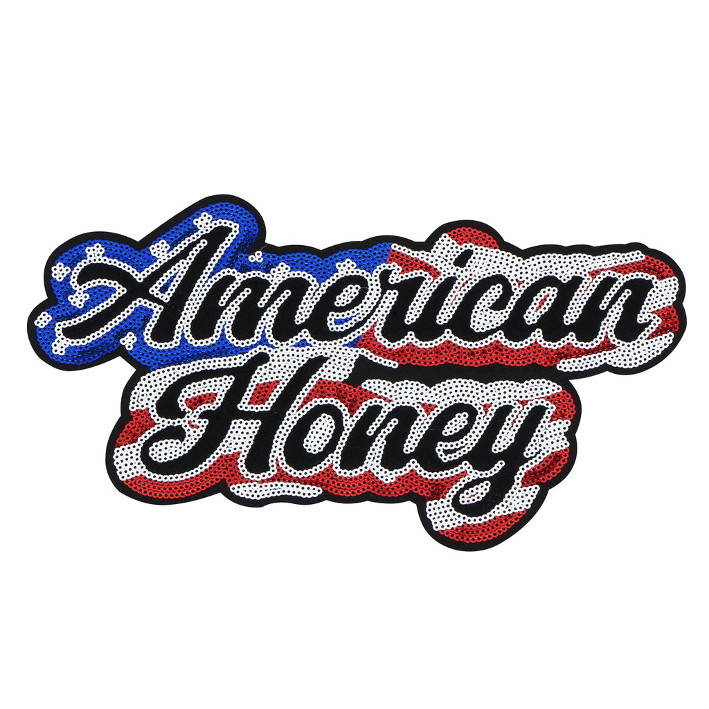Independence Day Sequin American Flag Iron On Patch Glitter Patriotic USA 4th of July Craft Sewing Embroidery Clothing Patch Decoration