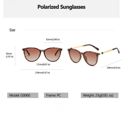 Anna-Kaci Women's Cat-Eye Sunglasses with Heart-Accent Temples