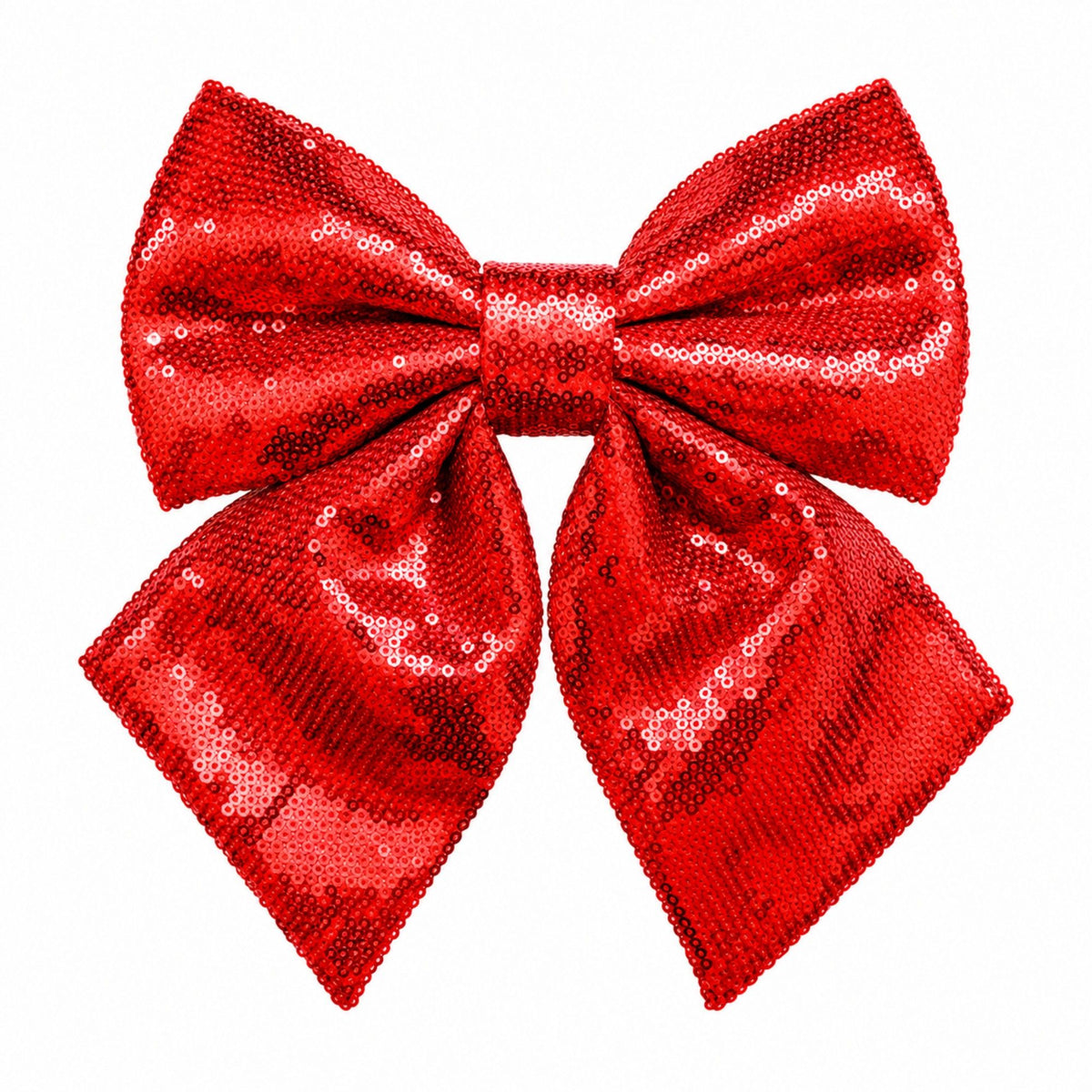 Sequin Christmas Bow Hanging Decoration 1 Piece