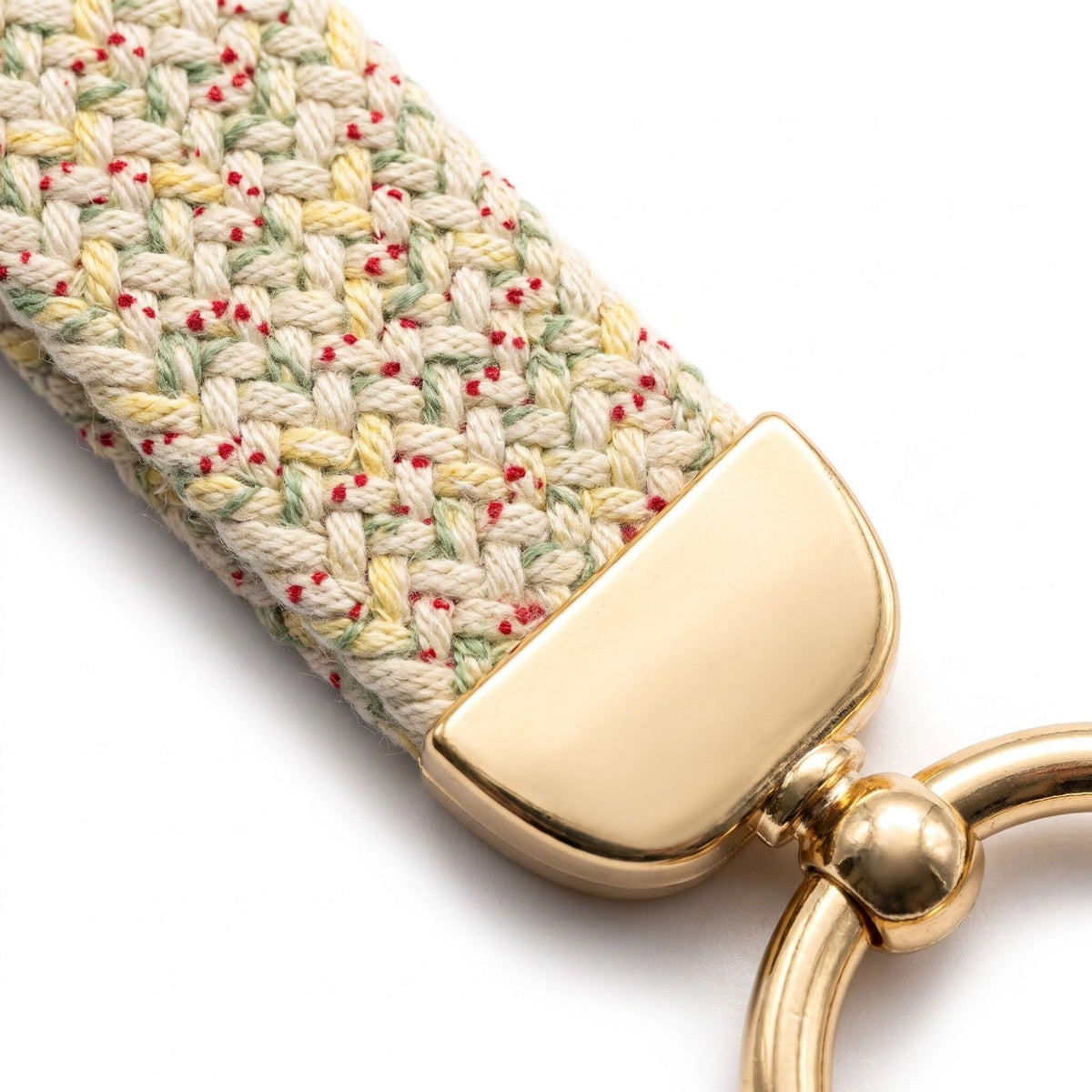 Woven Wristlet Keychain Strap with Hardware Kit
