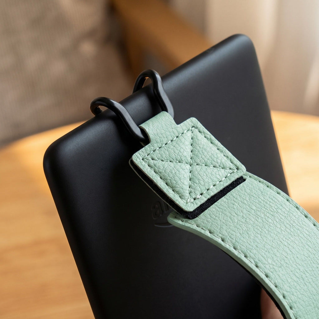 2 Pieces Universal Tablet Hand Strap Holder Adjustable Grip for iPad Kindle Secure Back Hand Strap
