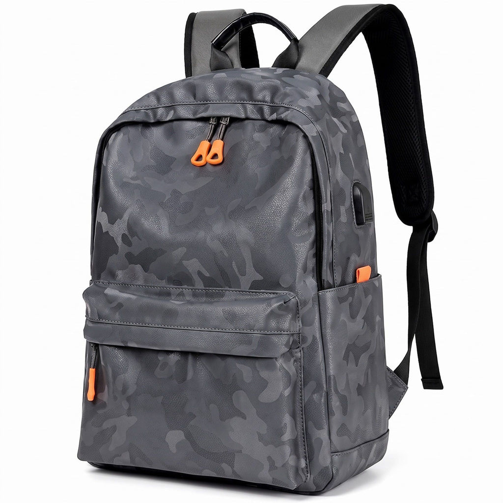 Stylish Camouflage Laptop Backpack - Lightweight  School & Travel Bag for Men and Women