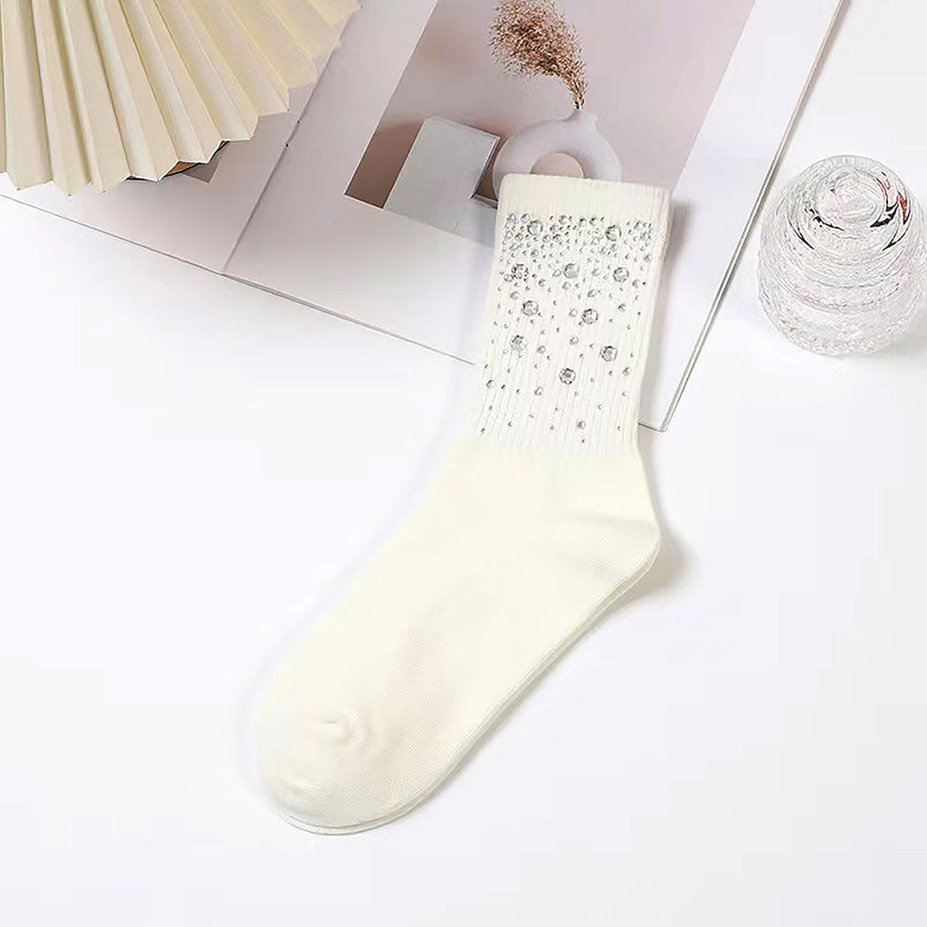Anna-Kaci Women's 6pk Dot Ankle Socks - Sparkly Accent Dress Socks for Parties & Stylish Daily Wear